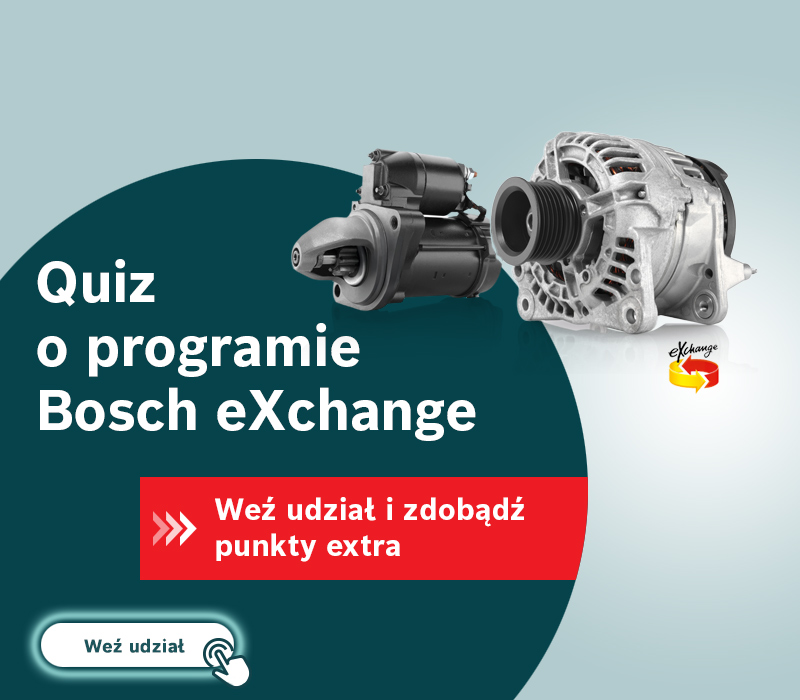 Quiz Program Bosch eXchange. Pobierz aplikację i weź udział.